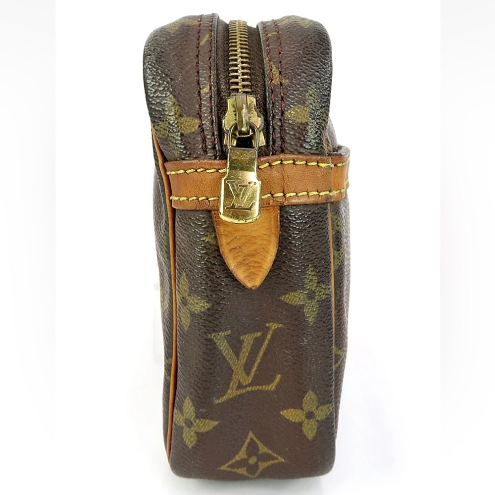 Louis Vuitton Monogram Brown and Gold Cosmetic Case - Picture 4 of 16